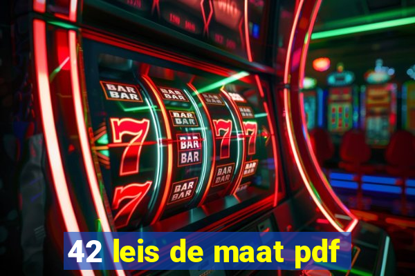 42 leis de maat pdf